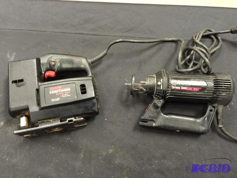 lot 54 image: Rotozip Spiral Saw & Craftsman Sabre Saw