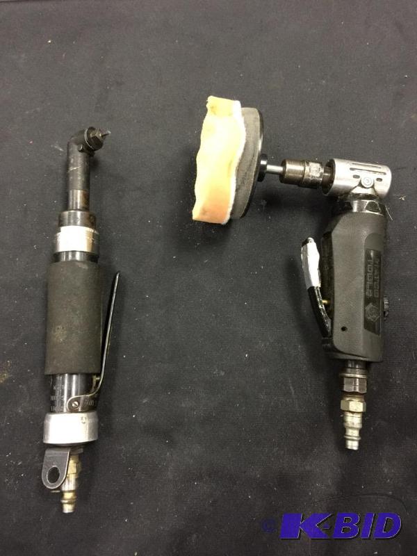 lot 55 image: Matco Air Polisher & Sioux Air Angle Drill