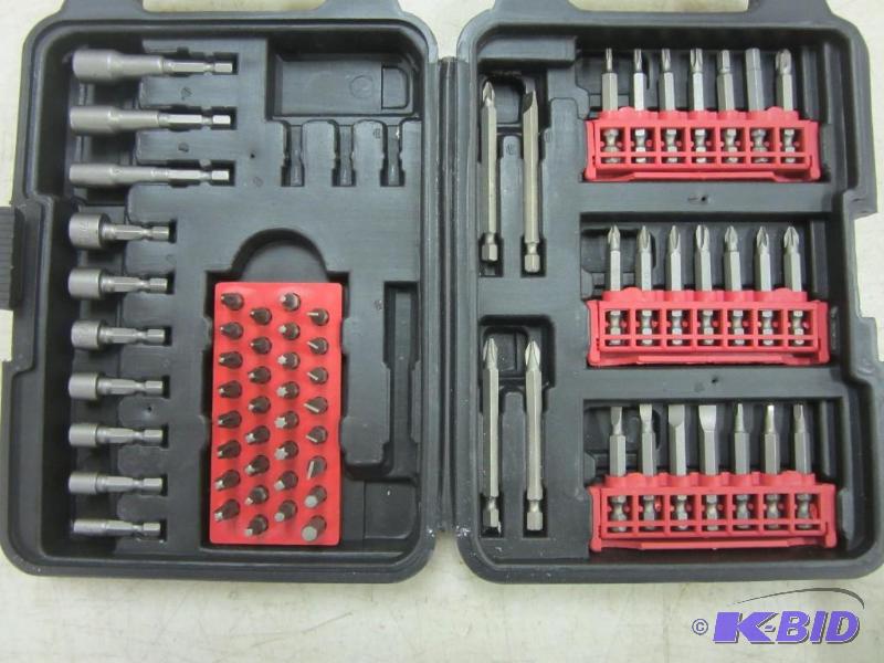 lot 76 image: Drill bit and driver set