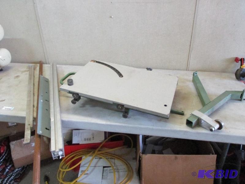 complete sliding table for 10&quot table saw...