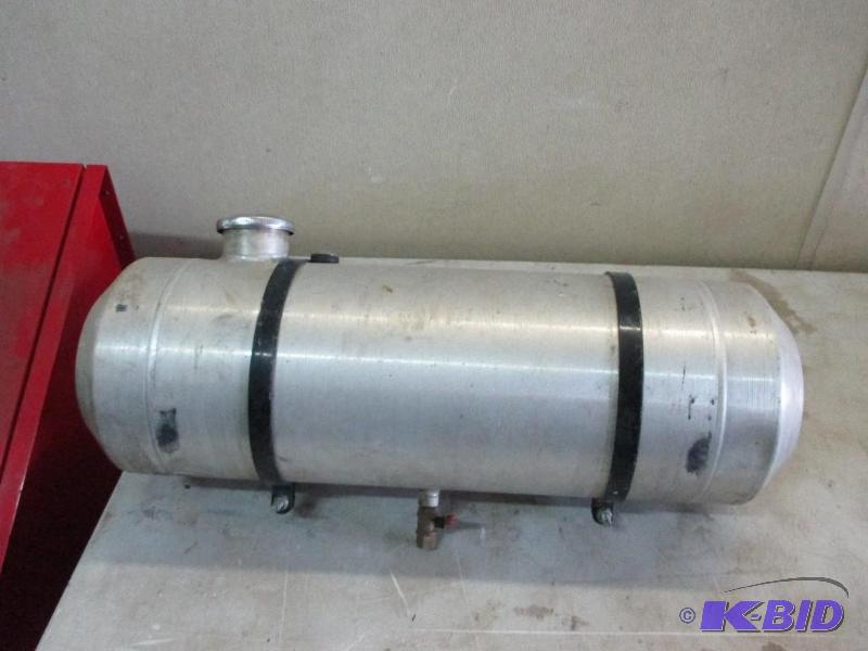 spun aluminum gas tank...