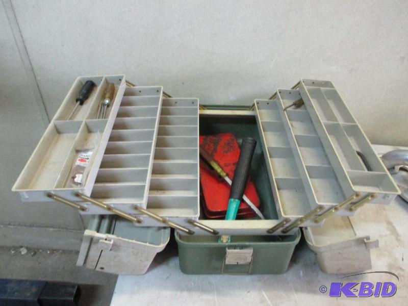 tackle box and tools...