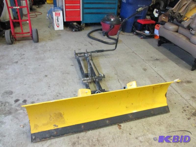 snow plow off polaris 500 atv...