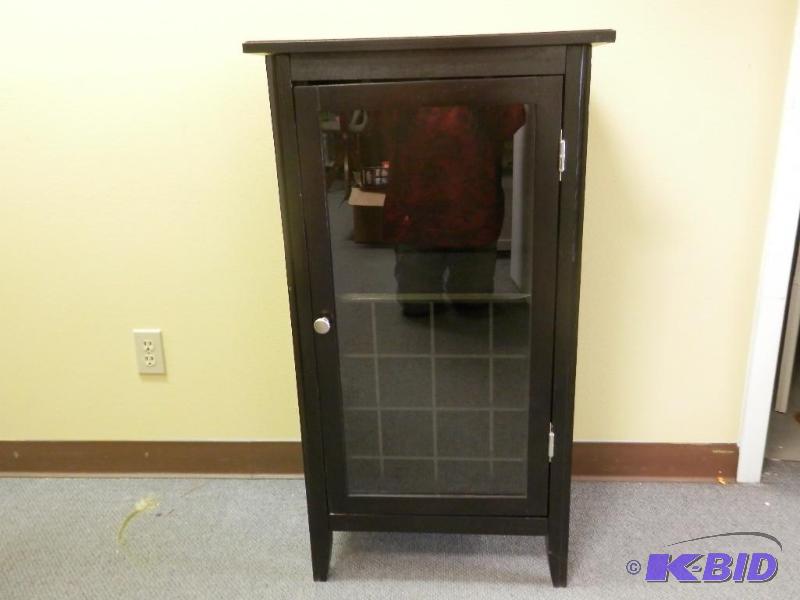 Wine cabinet. Door binds some times