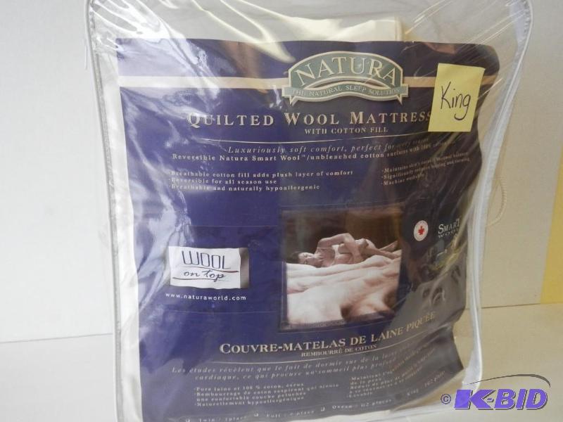 New Quilted wool mattress pad-KING