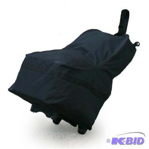 JL Childress Wheelie Car Seat Travel Bag, Black