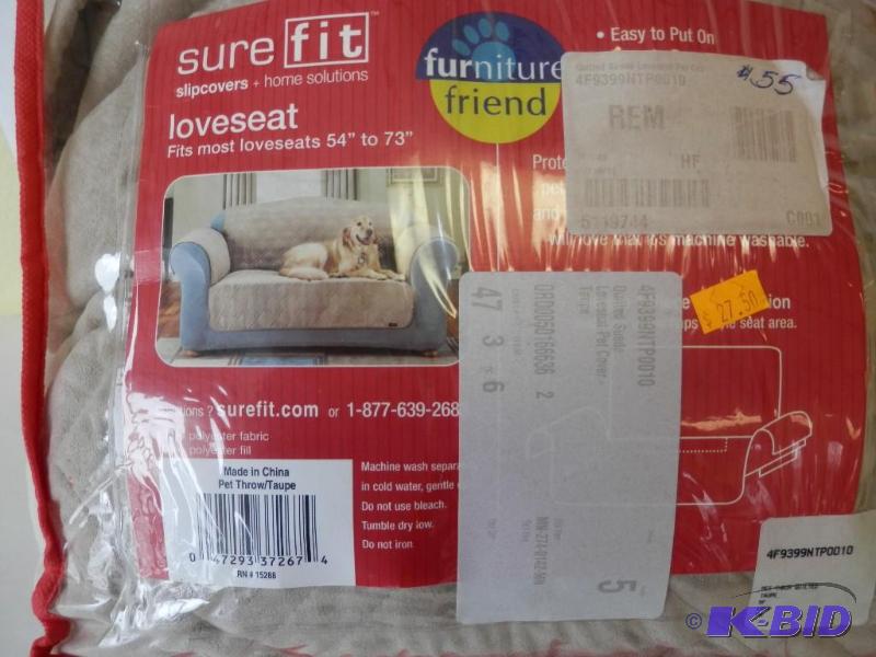 Sure Fit Suede Pet Throw - Loveseat