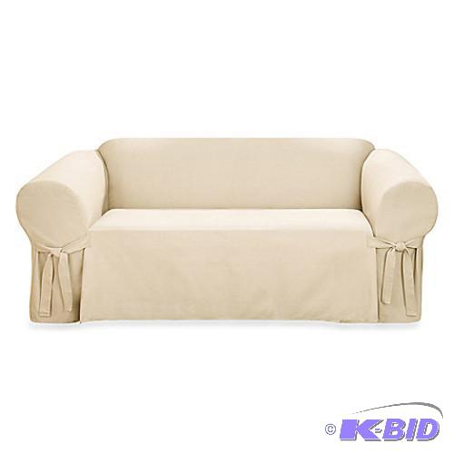 Sure Fit Logan Chair Slipcover, Natural