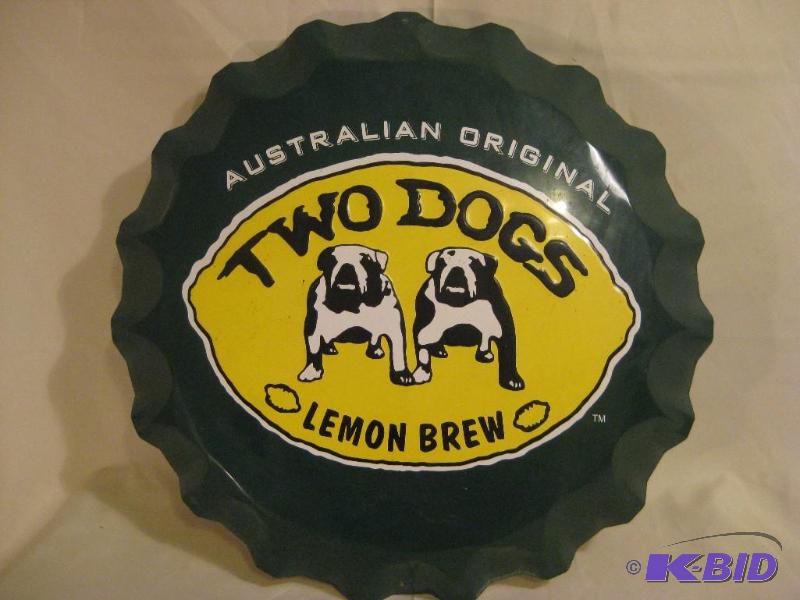 bière / Two Dogs lemon brew époxy hauteur: 3,4 cm pin's montgolfière