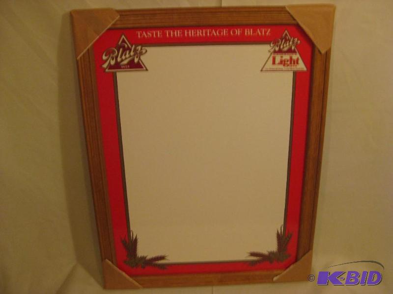 lot 36 image: New Blatz Beer Dry Marker Menu Board 26 12&q...