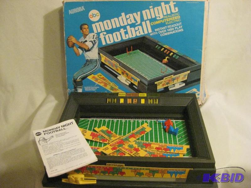 lot 44 image: 1970s Monday Night Football Game with Rodger...