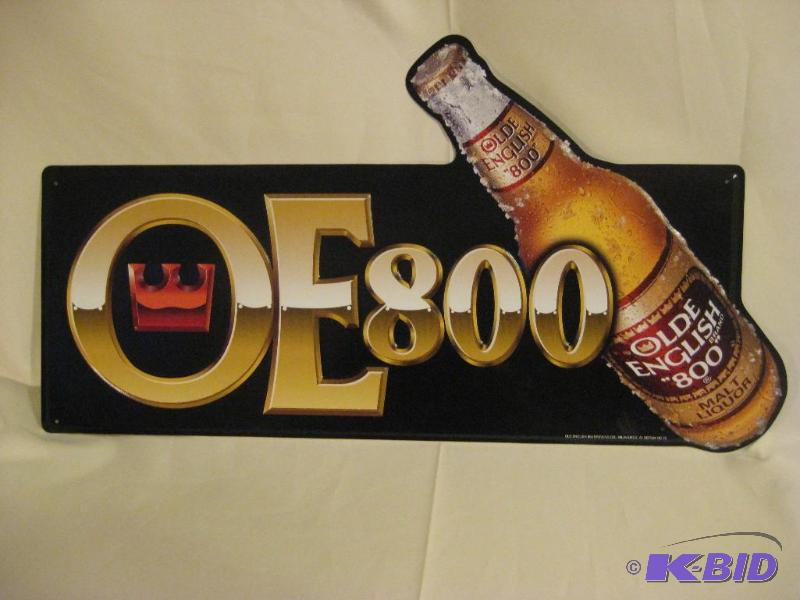 lot 9 image: Olde English 800 Metal Sin 26&quot X 14&quot...