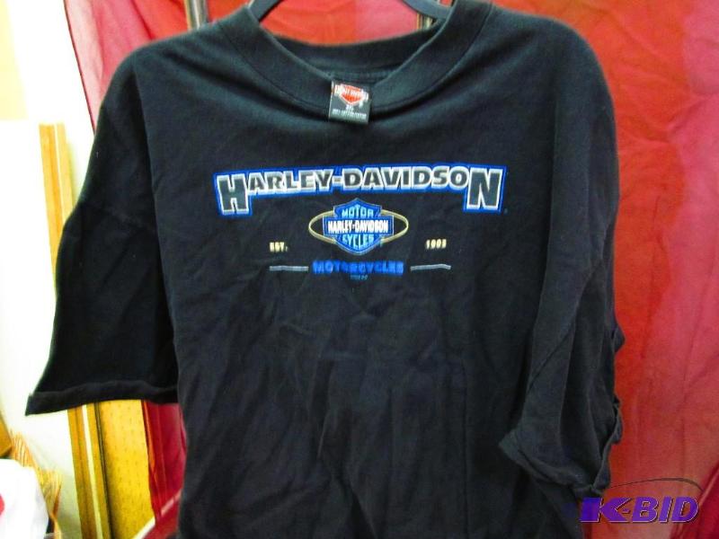 lot 78 image: Harley Davidson T Shirt, size XXXL  Rochester...