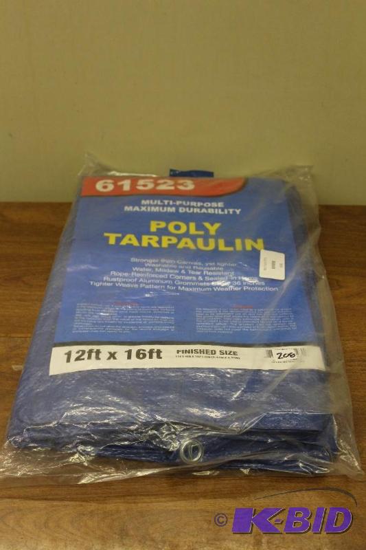 lot 208 image: New in Package Tarp, 12 x 16 ...