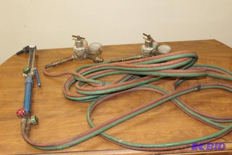 lot 211 image: Complete Oxy Acetylene Torch Setup...
