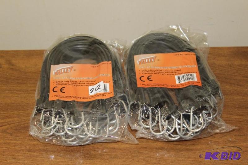 lot 212 image: 2 10 Piece Tie Down Sets, New In Package ...