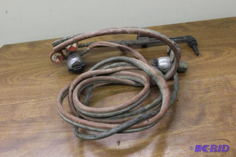 lot 218 image: Oxy Acetylene Torch Setup, Complete ...