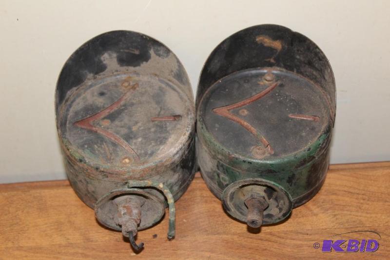lot 223 image: Antique c. 1930s&nbspTWO SIDED Fender Mounte...