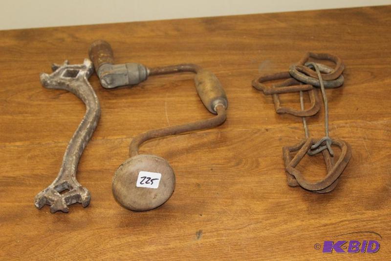 lot 225 image: Antique Tools   ...