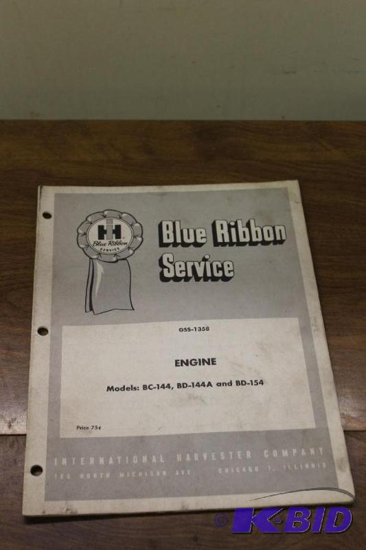 lot 236 image: IH Service Manual ...
