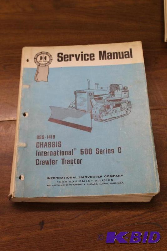 lot 238 image: IH Service Manual...