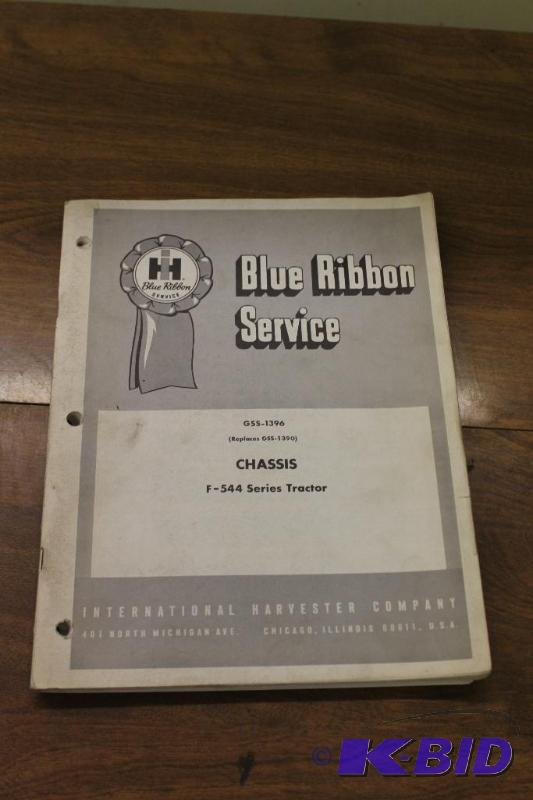 lot 241 image: IH Service Manual...