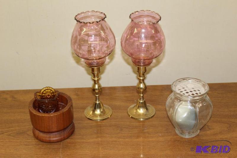 lot 315 image: Candle Holders ...