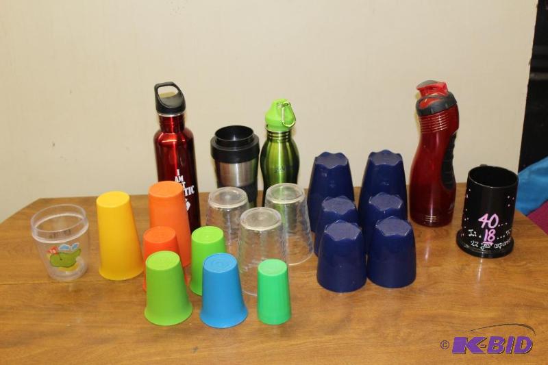 lot 318 image: All the Plastic Glasses ...