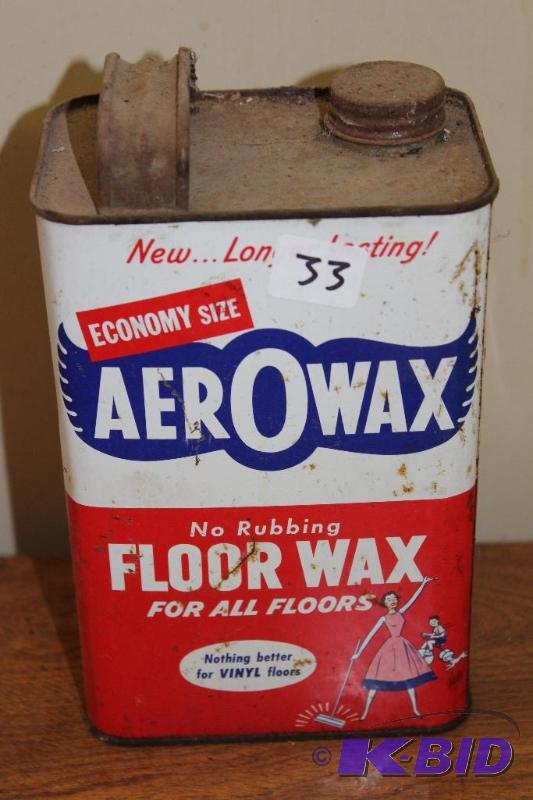 lot 33 image: AerOwax&nbsp12 Gallon&nbspVintage Can, Emp...