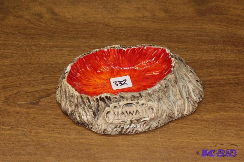 lot 332 image: Hawaiian Volcano Souvenir, Looks to be Diamon...