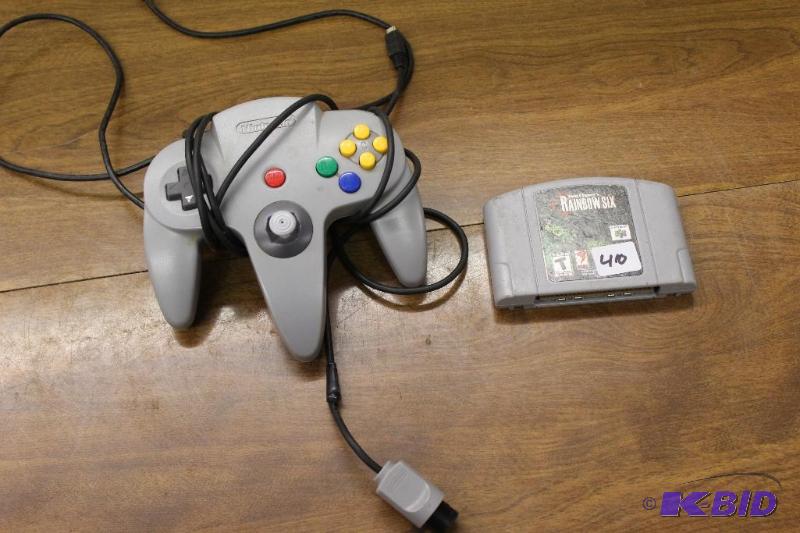 lot 410 image: N64 Game and Controller ...