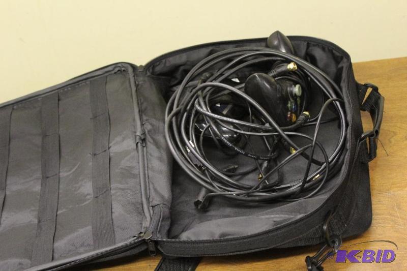 lot 411 image: Soft Console Case and Wires ...