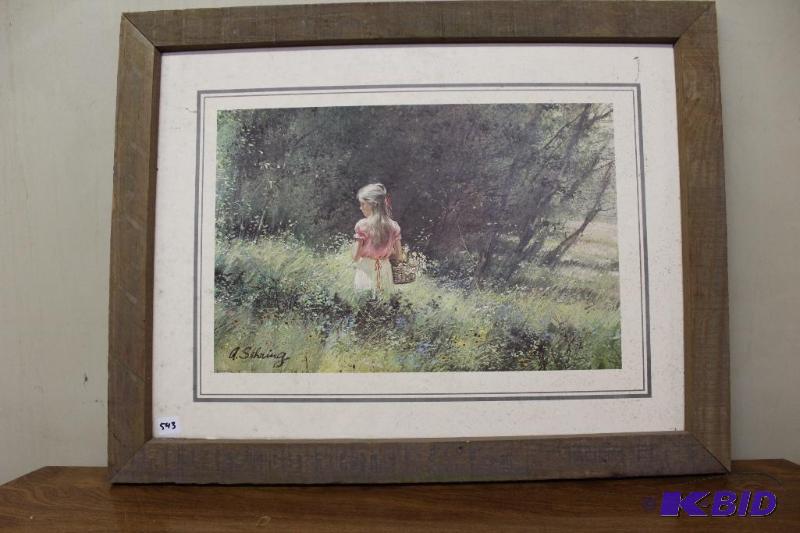 lot 543 image: Vintage Print ...
