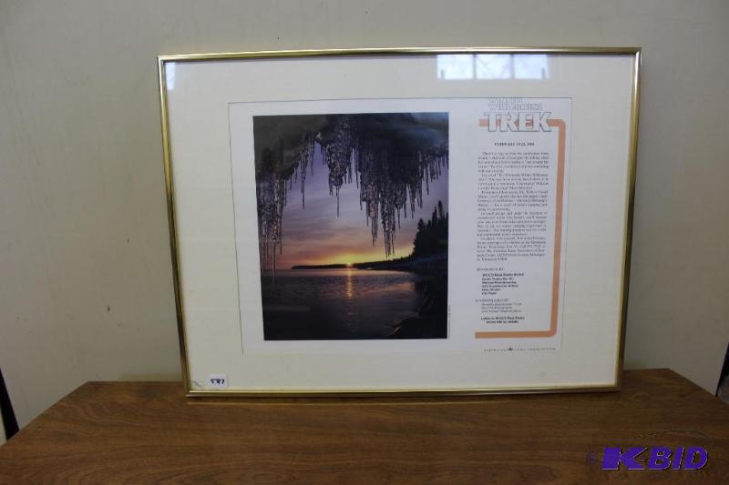 lot 547 image: Framed Print ...