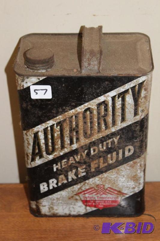 lot 57 image: Authority Heavy Duty Brake Fluid&nbspVintage...