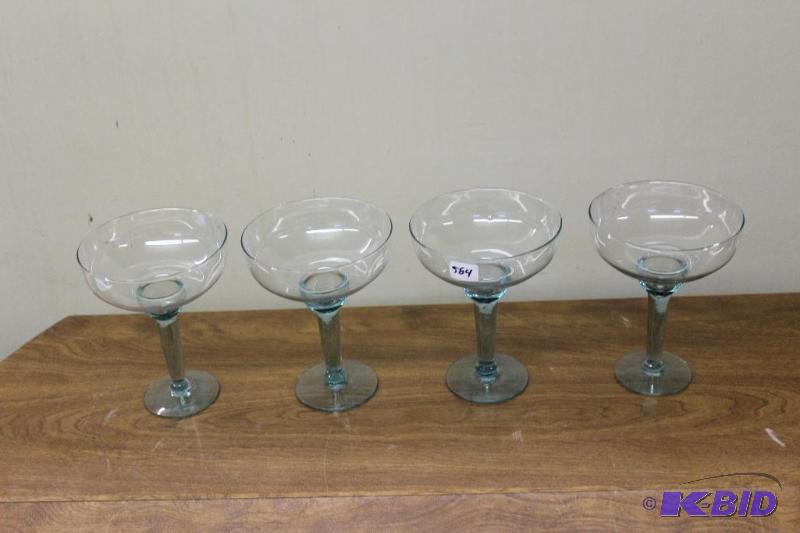 lot 584 image: Set of 4 Margarita&nbspGlasses ...