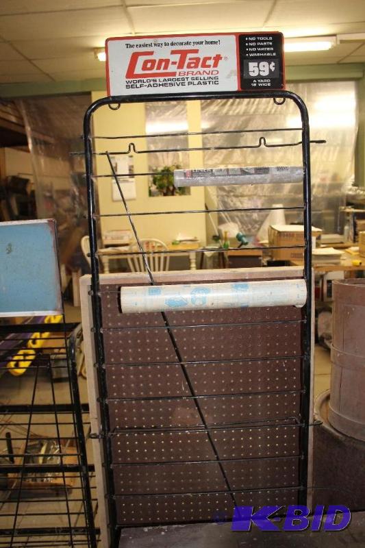 lot 65 image: 2 Sided Con-Tact Brand Retail Merchandiser  O...