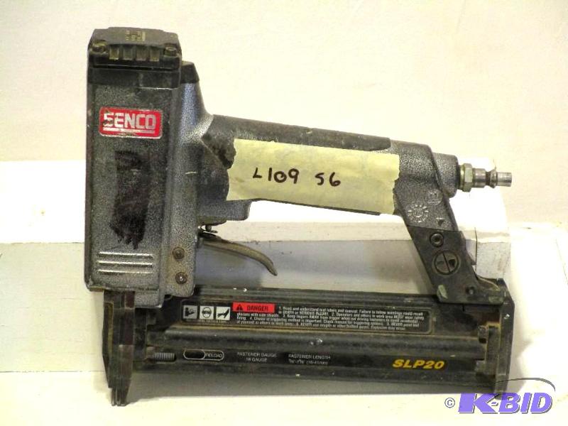 lot 109 image: Senco SLP20 58-Inch to 1-58-Inch 18-Gauge Brad Nailer