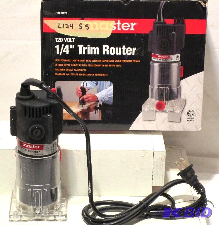 lot 124 image: 14 in. 2.4 Amp Trim Router