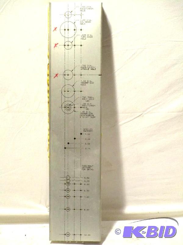 lot 138 image: Baldwin Aluminum Hardware Drill Guide