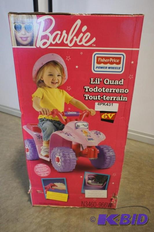 Power wheels deals barbie lil quad