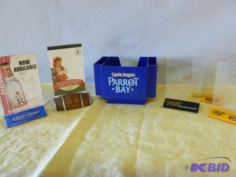 Large lot of collectible bar items that inclu...