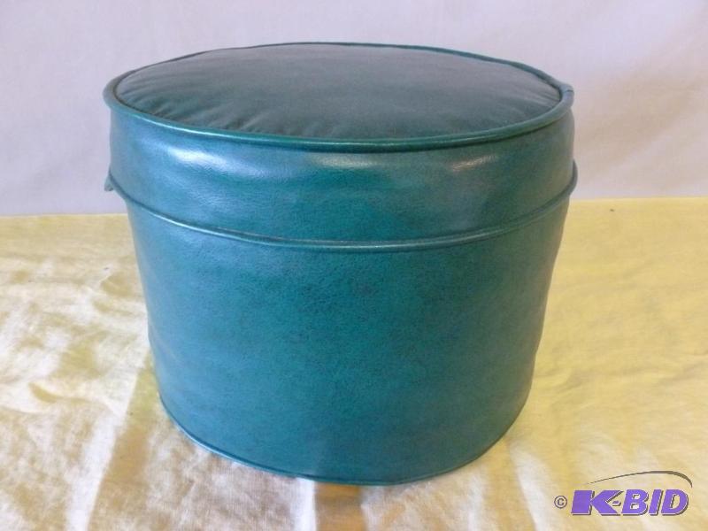 Vintage vinyl foot rest that measures 15&quot...