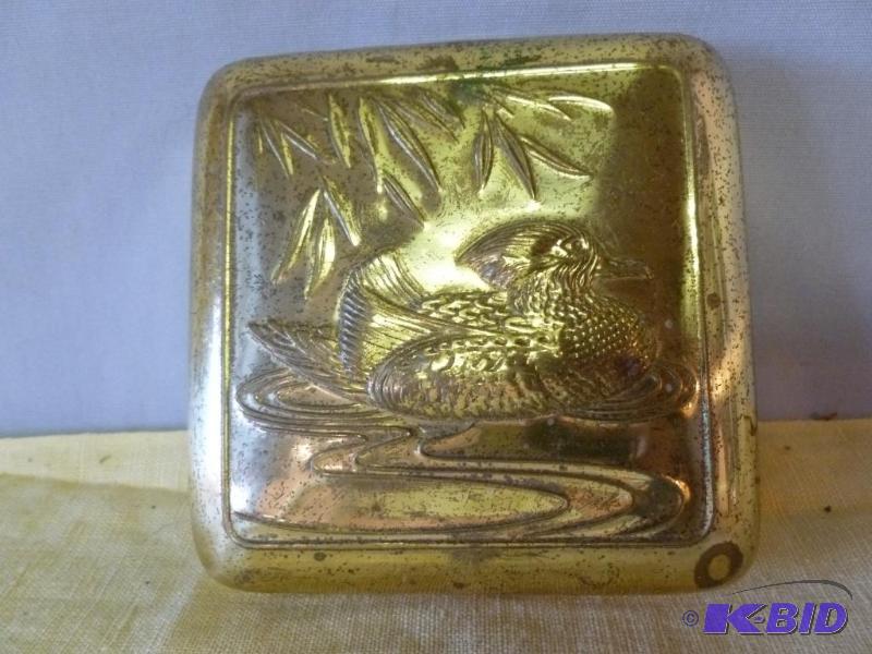 Hallmark hand polished solid brass embossed k...
