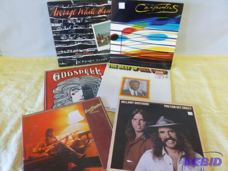Lot of six collectible 33s record albums....