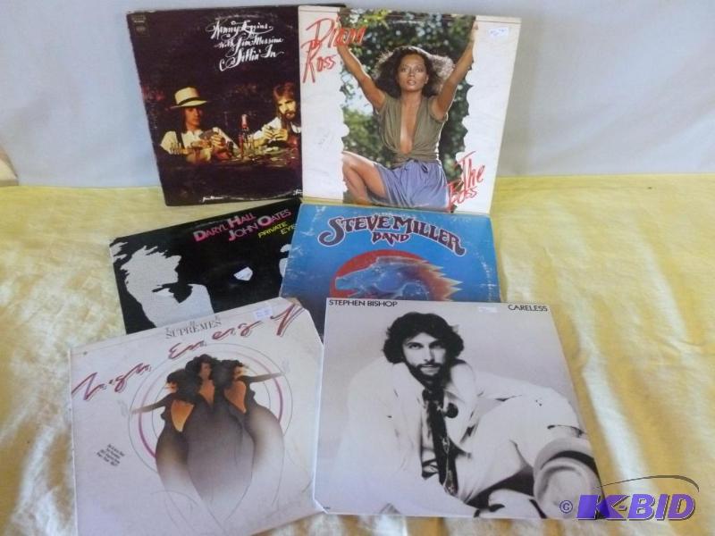 Lot of six collectible 33s record albums....