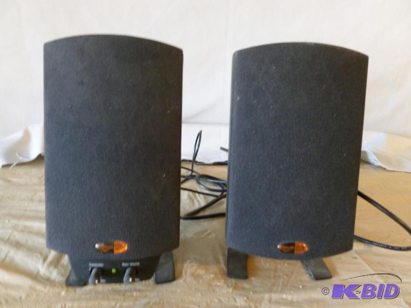 A Pair Of Klipsch&nbspTHX Speakers, appears ...