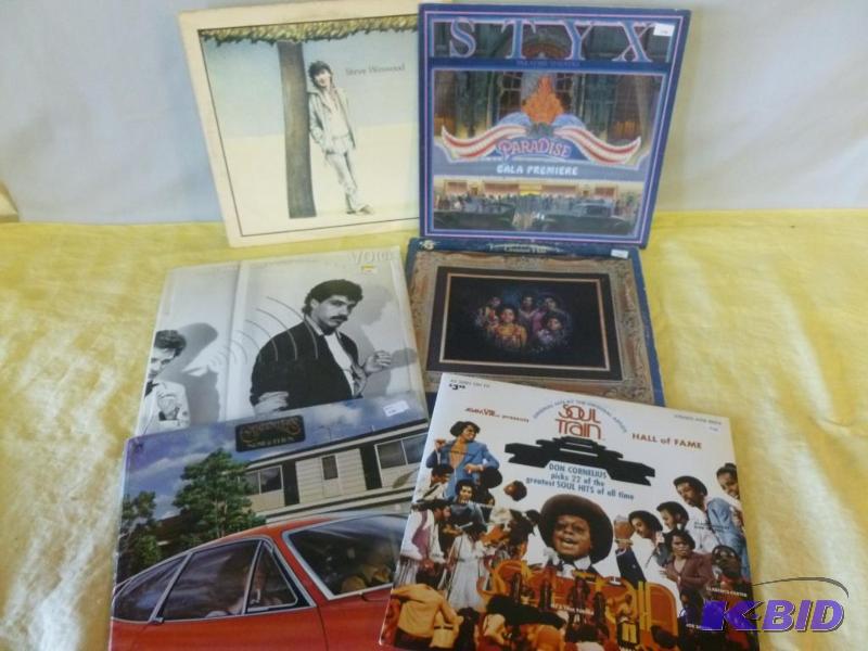 Lot of six collectible 33s record albums....