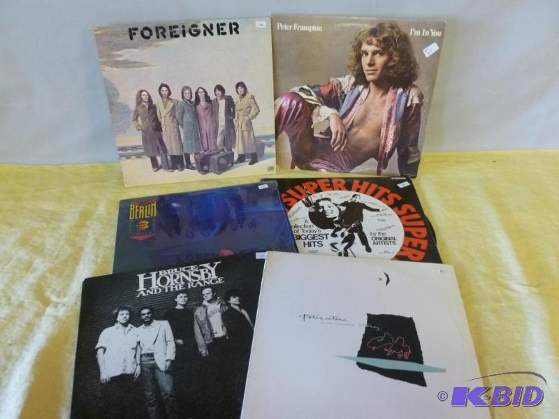 Lot of six collectible 33s record albums....