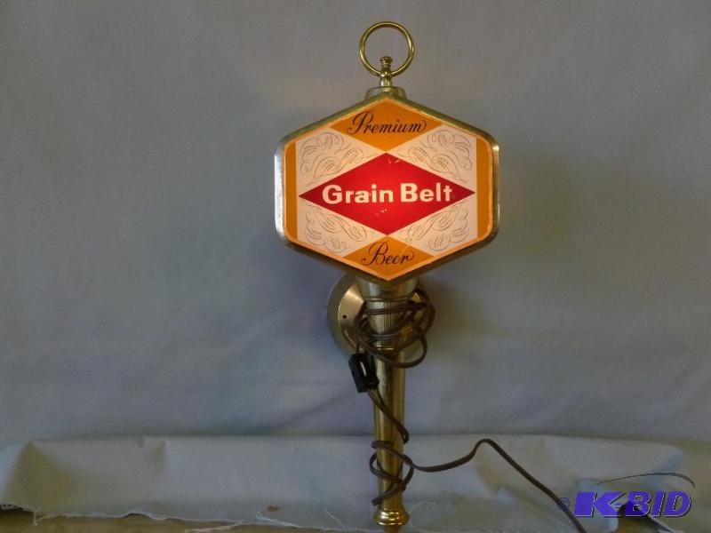 Vintage Grain Belt Beer Light Up Sign that me...